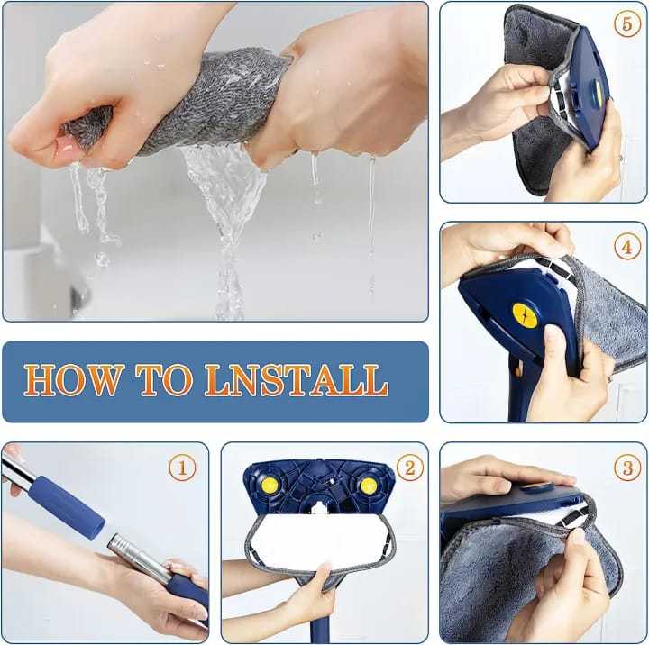 360° Rotatable Triangle Mop