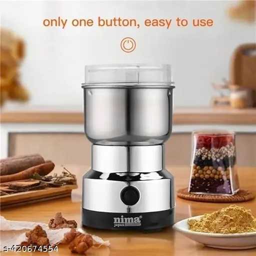 RAF Electric Coffee & Masala Grinder – Stainless Steel Multifunction Grinder