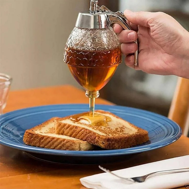 No-Drip Honey Dispenser with Stand