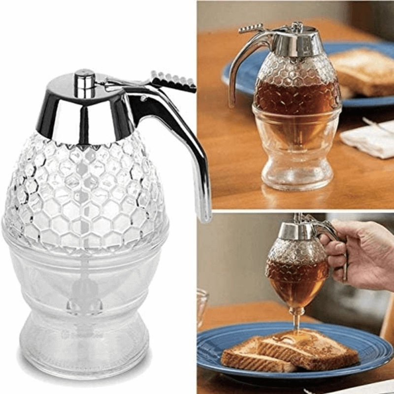 No-Drip Honey Dispenser with Stand