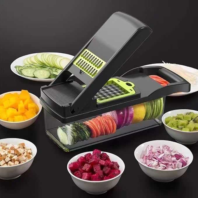 16-in-1 Vegetables Cutter- Multifuctional Chopper & Mandoline Slicer
