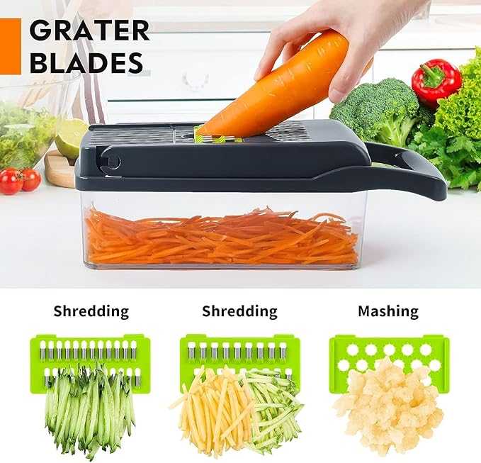 16-in-1 Vegetables Cutter- Multifuctional Chopper & Mandoline Slicer