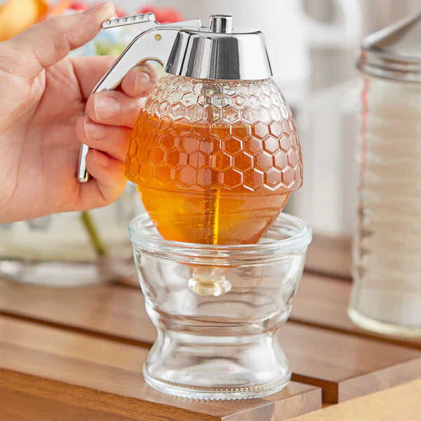 No-Drip Honey Dispenser with Stand
